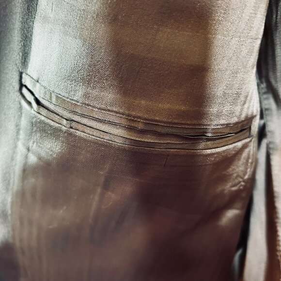 100% Cashmere Brown Vintage Bachrach Mens size L jacket - Picture 7 of 7